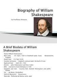 Biography of William Shakespeare | PDF | William Shakespeare | English  Renaissance
