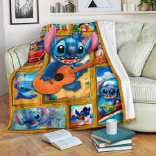 .page to download or print, including many other related lilo & stitch coloring page you may like. Stitch Play Guitar Fleece Blanket Gift Idea Wear Wanta