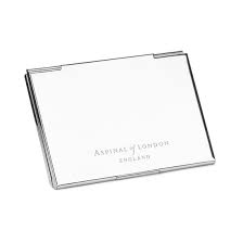4.7 out of 5 stars. Stainless Steel Business Card Holder In Black Aspinal