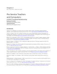 International journal of modern education and computer science (ijmecs) scopus : Pdf Pre Service Teachers And Computers A Still Troubled Relationship