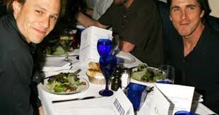 Heath Ledger Behind The Scenes The Dark Knight Heath Ledger Christian Bale Joker Dark Knight