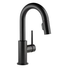 In the united states and mexico: Delta Trinsic Bar And Prep Faucet 13 In 1 Handle Matte Black Lowe S Canada