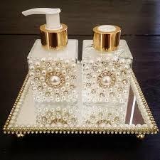 Resultado De Imagem Para Kit Lavabo Luxo Como Fazer Kits Para Banheiro Bandejas Decoradas Artesanato