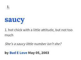 We did not find results for: Urban Dictionary On Twitter Chaoticpixelyt Saucy 1 Hot Chick With A Little Attitude But Not Too Much Http T Co Yjwko8wenn Http T Co R1eiwsf8hk