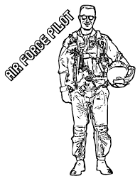 Push pack to pdf button and download pdf coloring book for free. Air Force Pilot Army Coloring Pages Bulk Color