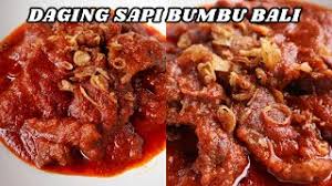 500 gram daging lulur dalam. Resep Daging Sapi Bumbu Bali Khas Jawa Timur Nikmat Banget Youtube