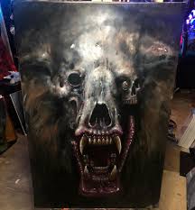 What was the description of that creature in the so we were struggling to come up with a clear visual way of describing that. Nightmare Bear From Annihilation Commission 24x36 Oil On Canvas Bear Annihilation Movie Darkart Art Artist Oiloncanvas Oilpai Bear Art Epic Art Art