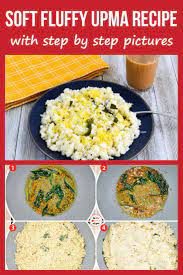 Upma Recipe How To Make Soft Fluffy Upma Recipe Upma Recipe Recipes Indian Breakfast