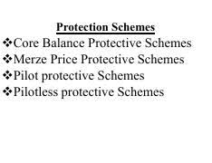 Merz price differential protection is used to protect the transformer from internal short circuit, internal ground faults and inter turn shorts. Protection Schemes Pdf Protection Schemes Core Balance Protective Schemes Merze Price Protective Schemes Pilot Protective Schemes Pilotless Protective Course Hero