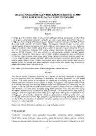 Muhammad ameen bin abu bakar (kid 170504036) muhammad fitri bin idris (kid 170504033) nama pensyarah. Doc Strategi Pengajaran Dan Pembelajaran Pendidikan Islam Di Sekolah Menengah Daerah Besut Terengganu Sungaiserai Langat Academia Edu