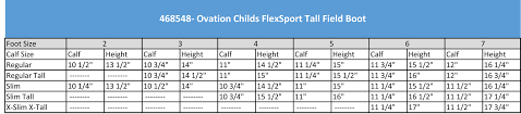 ovation flex sport field boot childs