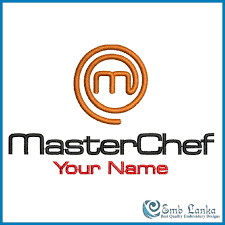 Are you a chef who wants to create a personal brand? Masterchef Logo With Your Name Embroidery Design Emblanka