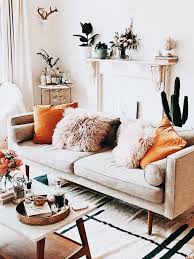 Pin By Ozge Kanli On F U T U R E Living Room Orange Boho Living Room Living Room Designs