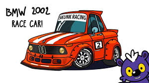 Such as the animation of cars that you'll have to be careful about drawing the car because you don't want your car to look dented. How To Draw Bmw 2002 Tuned Race Car Step By Step Cartoon Drawing From Body To Wheels Youtube