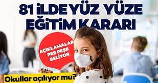 Peki ama 1 mart 2021 tarihinde okullar açılacak mı, sınavlar iptal mi oldu? Son Dakika Okullar 1 Mart Ta Acilacak Mi Yuz Yuze Egitim Ertelendi Mi 81 Ilde Yuz Yuze Egitim Karari Aciklamalar Pes Pese Son Dakika Haberler