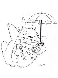 Printable totoro coloring pages #709459 (license: Totoro Coloring Pages Free Printable Totoro Coloring Pages