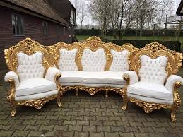 Antique Living Room Set Sofa And 2 Chairs Rococo Italian Style Antique Living Rooms Luxury Sofa Design Luxury Bedroom Design