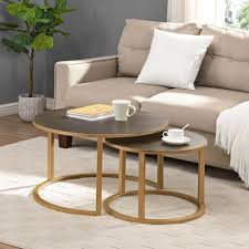 Tile top tables are fantastic options if you eat dinner together in the dinner table. Firstime Co Hayes Nesting 2 Piece Coffee Table Set