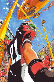 Within those 4 seconds, hiruma distracts the other team by causing an uproar in the audience. Eyeshield 21 1303609 Anime Anime Images Sports Anime