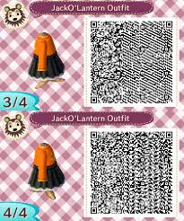 Https Acnl Anaarin Tumblr Com Post 100501152581 Jack O Lantern Outfit More Halloween Stuff Here Animal Crossing Qr Animal Crossing Animal Crossing 3ds