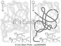 Pilates Klasse Labyrinth Fur Kinder Mit Einer Losung In Schwarz Und Weiss Canstock Publicdomainvectors.org bietet urheberrechtsfreien vektorgrafiken in populär. can stock photo