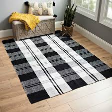 Living room 5x7 area rugs. Black And White Buffalo Check Area Rug 5x7 Kirklands
