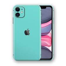 Iphone 11 Mint Matt Metallic Skin Iphone Iphone 11 Iphone 11 Colors Blue