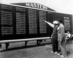 Leaderboard At The 1947 Tournament Getty Images Augusta National Golf Club Augusta National Pga Tour Golf