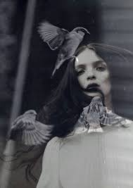 Bird A La Mode Cps Dyaphanum Mariacarla Boscono By Alessio Bolzoni X Birds Photography Dark Beauty Double Exposure