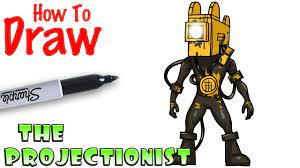How to Draw the Projectionist | Bendy - YouTube