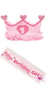 Birthday Crown And Sash Near Me Robot Check Baby Girl 1st Birthday 1st Birthday Girls Baby Birthday Crown