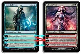 Jace And Liliana Magic The Gathering Planeswalker Magic The Gathering Cards Magic The Gathering