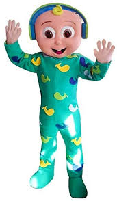 Unisex Cocomelon Baby Boy Mascot Costume Character Party Event Birthday Cosplay Kids Specialty