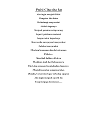 Maybe you would like to learn more about one of these? Puisi Aku Ingin Jadi Pilot Sajak Dan Puisi