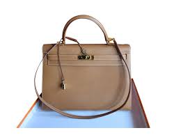 Sacs hermès kelly expertisés disponibles sur collector square. Hermes Kelly Bag Gilled Veau Courchevel Handbags Leather Light Brown Ref 91850 Joli Closet