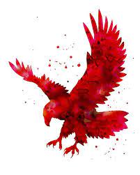 Eagle Print Red Eagle Print Bold Eagle Art Print Eagle Etsy Logotipos De Diseno Grafico Diseno De Logotipos Disenos De Unas