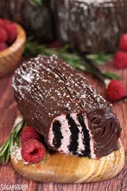 Mini No Bake Buche De Noel From Sugarhero Com Winter Desserts Xmas Food Dessert Drinks