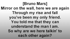 Mirror Lil Wayne Ft Bruno Mars Lyrics Hq Bruno Mars Lyrics Bruno Mars Songs Lyrics Bruno Mars Songs