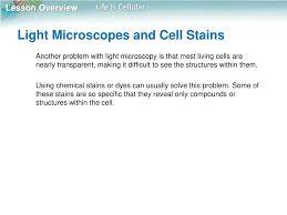 Describe how the different types of microscopes work. Ppt Lesson Overview Powerpoint Presentation Free Download Id 2098161