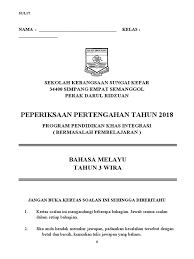 Menulis semula ayat dengan menggunakan huruf besar dan tanda baca yang betul.1. Soalan Periksa Bm 3 Wira