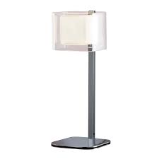 The striking design of the monochromatic mosaic gives the cube table lamp a chic and stylish look. Sch 183542 Table Lamp Cube 1xg9 With Lightbulb Warm White