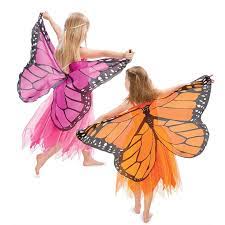 Fanciful Fabric Butterfly Dress With Wings In Dress Up Disfraz De Mariposa Disfraces De Pajaros Disfraces Para Nenas