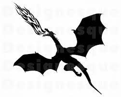 Fire Breathing Dragon 2 Svg Dragon Svg Dragon Clipart Etsy In 2021 Dragon Silhouette Fire Breathing Dragon Fire Drawing