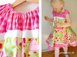 Ein traum für jedes mädchen ist das kleid elodie von farbenmix. Ein Kleidchen Wie Ein Erdbeerfeld Binenstich