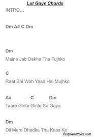 Lut Gaye Chords In 2021 Bollywood Songs Songs Lut