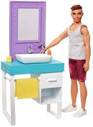 mattel barbie r ken r doll and accessories nordstrom rack barbie bathroom ken doll playset