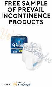By offering shoppers samples, companies are placing the product directly in consumers' hands—free of we suggest you take advantage of the email alerts available on these sites so you'll receive notifications as soon as new samples are added. Free Sample Of Prevail Incontinence Products From Professional Medical Yo Free Samples