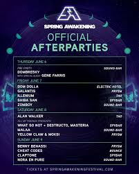 Awakenings 01.01.2020 event 11 december 2019 the best way to start the new year! Official Spring Awakening 2019 After Parties Announced Festival Squad