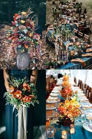 20 Dark Teal And Rust Orange Wedding Color Ideas For Fall Wedding Colors Orange Wedding Colors Teal Wedding Bouquet