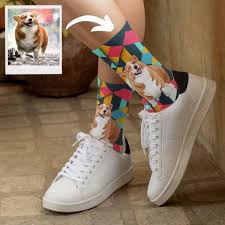 Custom dog/cat face socks, personalised pet gift custom, picture socks, funny socks. Best Custom Doxiepoo Socks 10 Off Petventuresbook